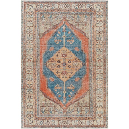 Tahmis THI-2704 Machine Washable Area Rug